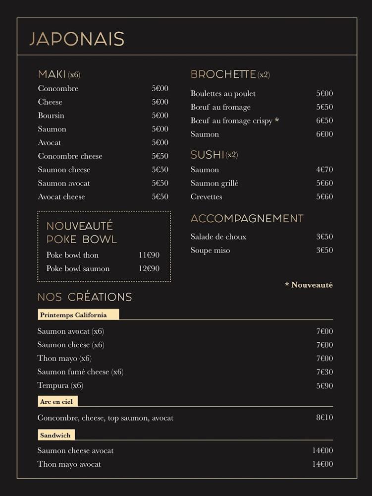 My Thaï - Menu Image 1